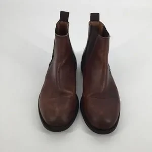 Zara | Shoes | Zara Distressed Leather Chelsea Boots Size 9  display picture 3